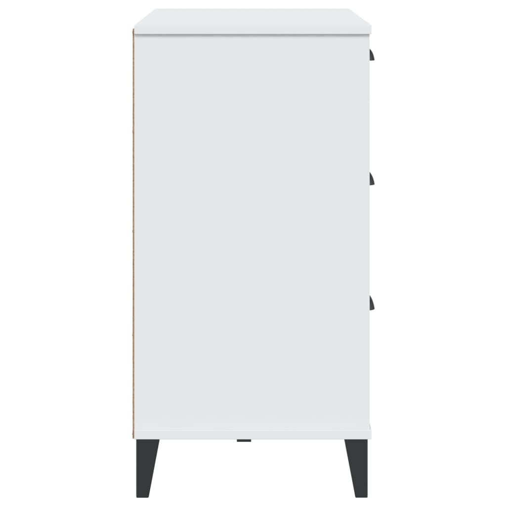 vidaXL Dulap „VIKEN”, alb, 80x40x80 cm, lemn prelucrat vidaXL Dulap „VIKEN”, alb, 80x40x80 cm, lemn prelucrat