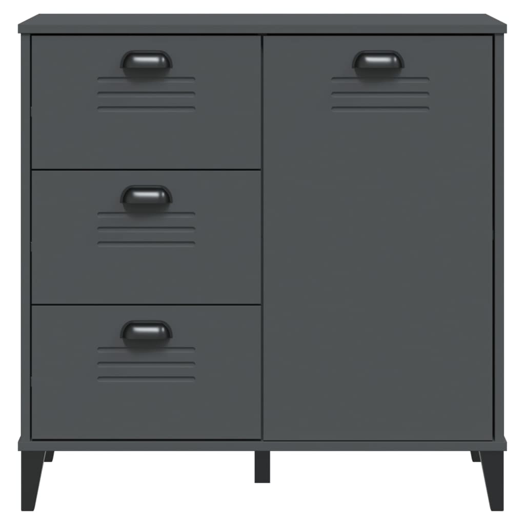 vidaXL Dulap „VIKEN”, gri antracit, 80x40x80 cm, lemn prelucrat vidaXL Dulap „VIKEN”, gri antracit, 80x40x80 cm, lemn prelucrat