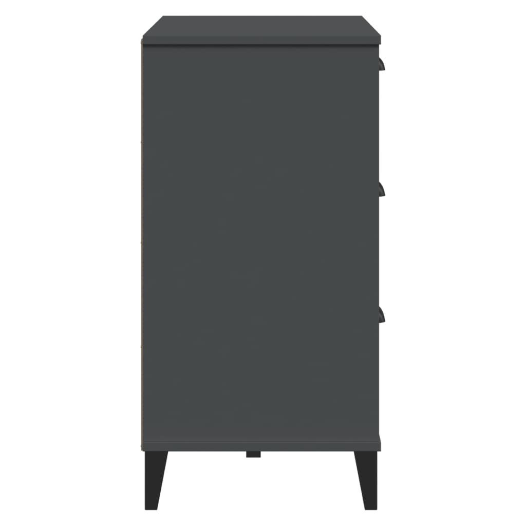 vidaXL Dulap „VIKEN”, gri antracit, 80x40x80 cm, lemn prelucrat vidaXL Dulap „VIKEN”, gri antracit, 80x40x80 cm, lemn prelucrat