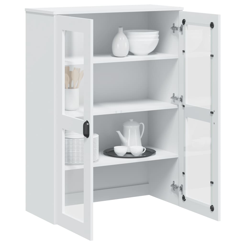 vidaXL Dulap superior „VIKEN”, alb, lemn prelucrat