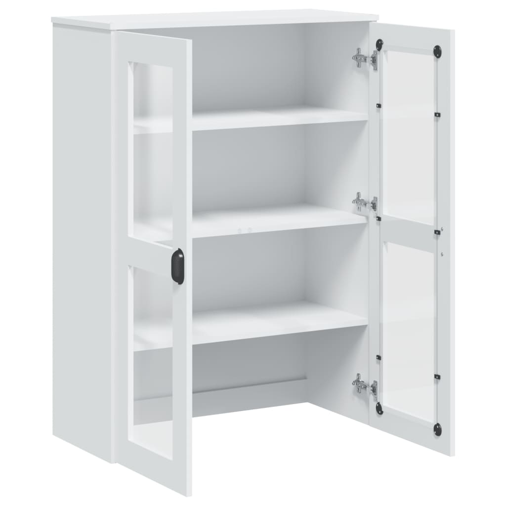 vidaXL Dulap superior „VIKEN”, alb, lemn prelucrat