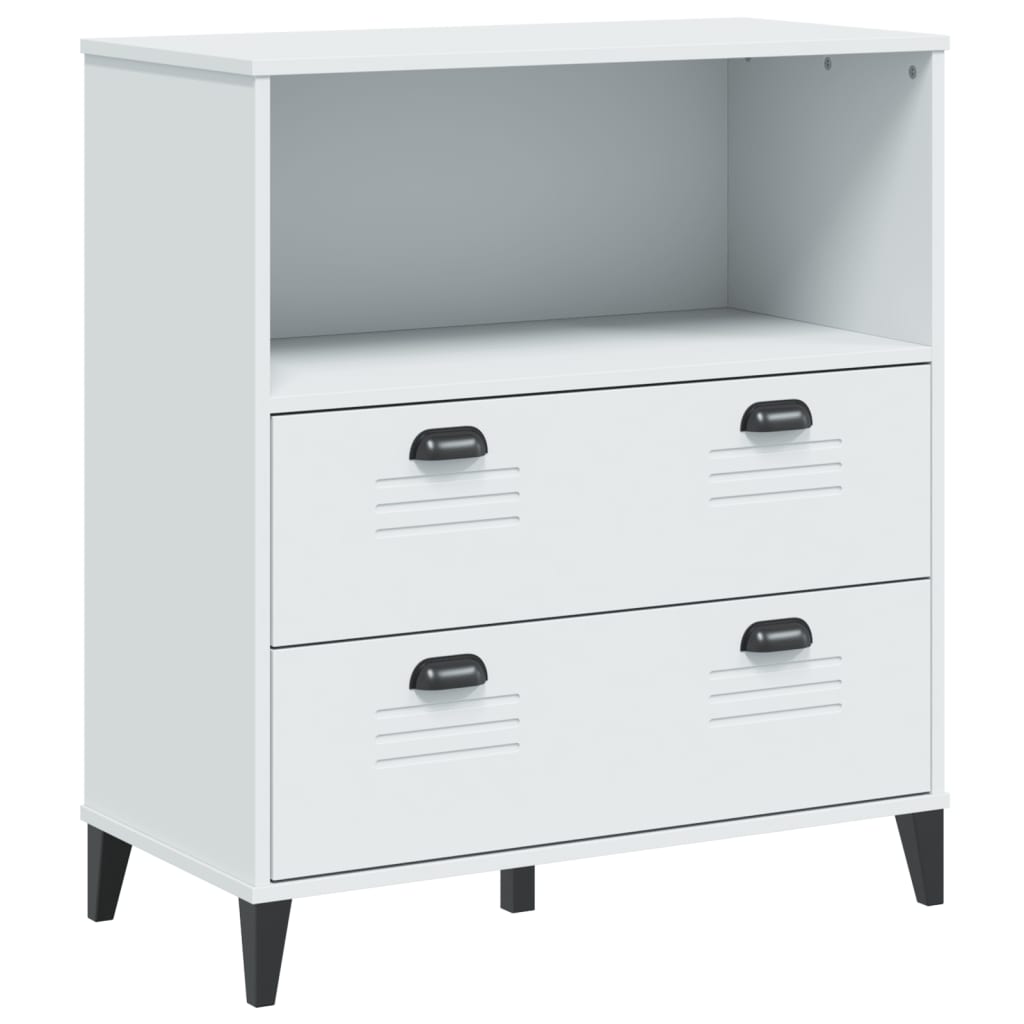 vidaXL Bibliotecă „VIKEN”, alb, 80x40x90 cm, lemn prelucrat vidaXL Bibliotecă „VIKEN”, alb, 80x40x90 cm, lemn prelucrat