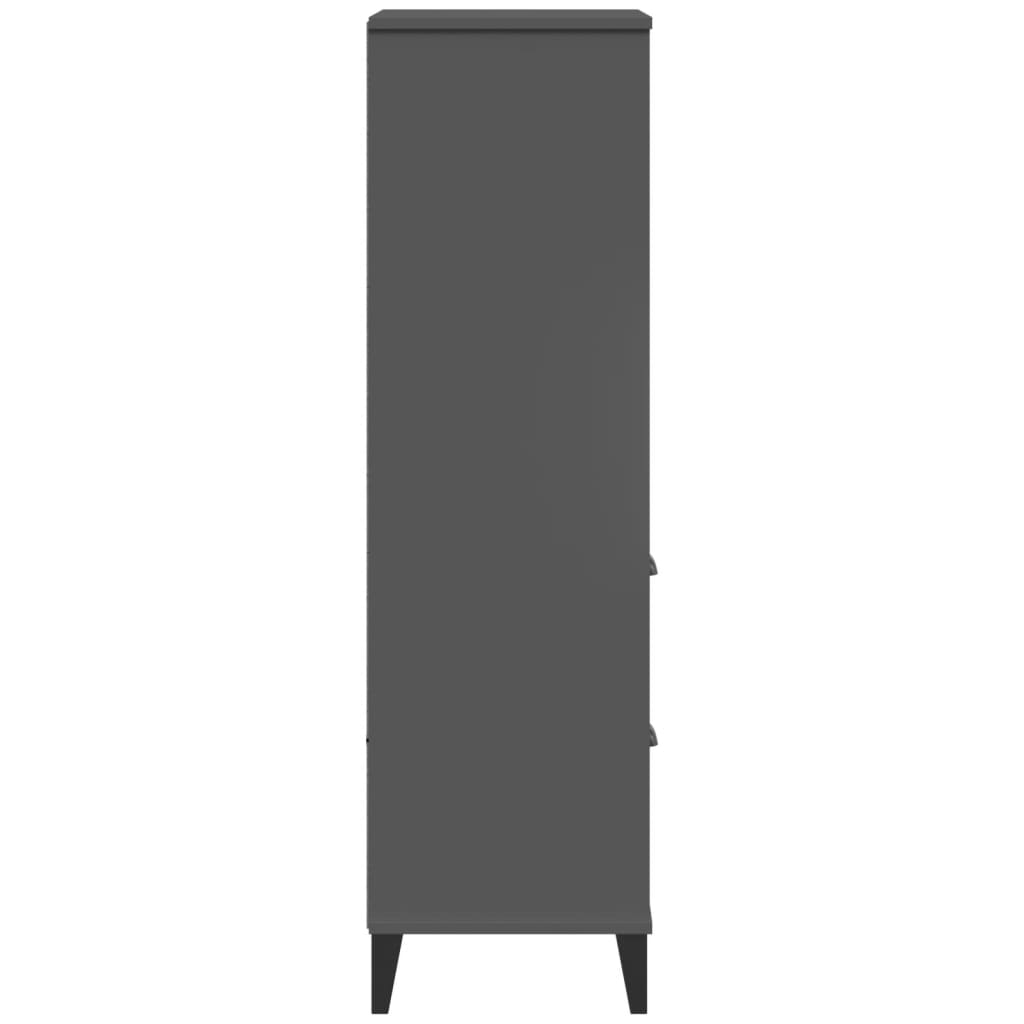 vidaXL Bibliotecă „VIKEN”, gri antracit, 60x35x123 cm, lemn prelucrat vidaXL Bibliotecă „VIKEN”, gri antracit, 60x35x123 cm, lemn prelucrat