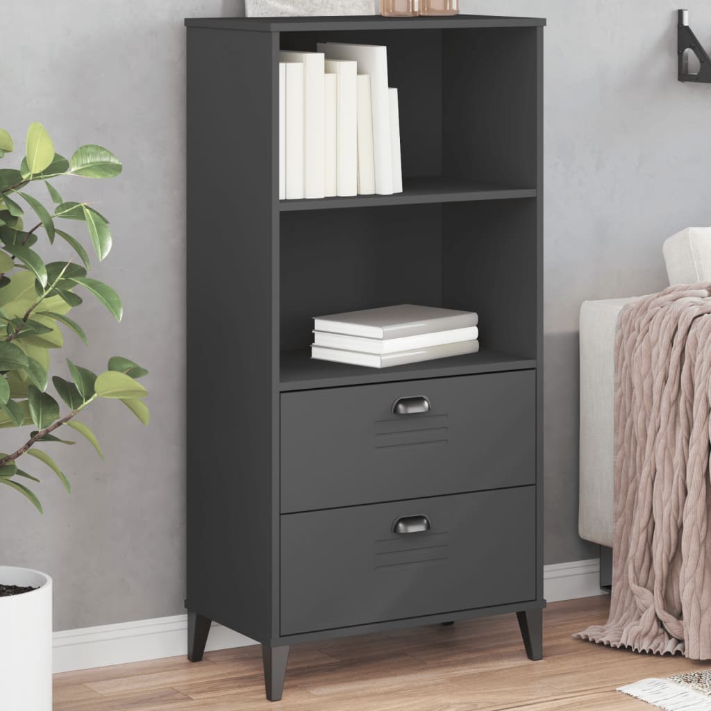 vidaXL Bibliotecă „VIKEN”, gri antracit, 60x35x123 cm, lemn prelucrat vidaXL Bibliotecă „VIKEN”, gri antracit, 60x35x123 cm, lemn prelucrat