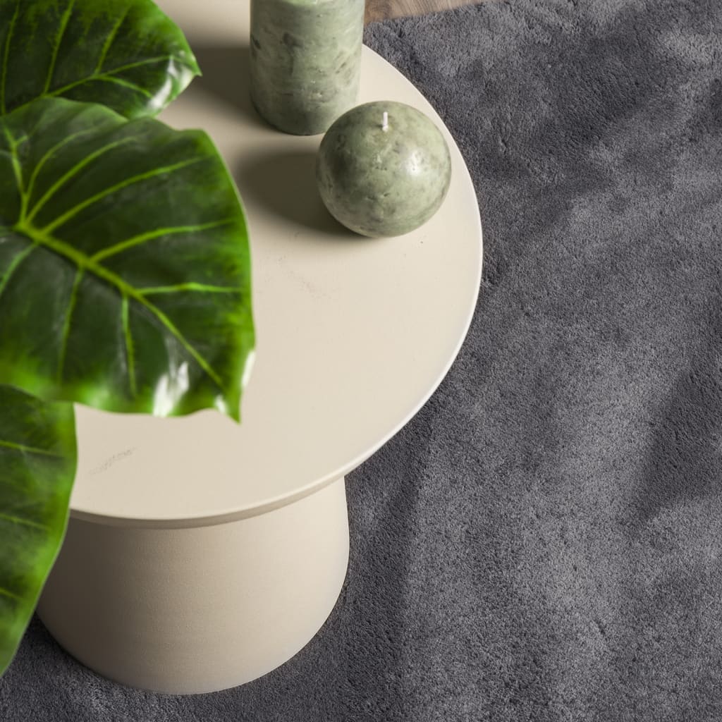 vidaXL Covor HUARTE, fir scurt, moale și lavabil, antracit, 80x150 cm