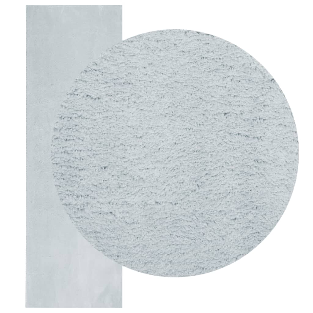 vidaXL Covor HUARTE, fir scurt, moale și lavabil, albastru, 80x250 cm