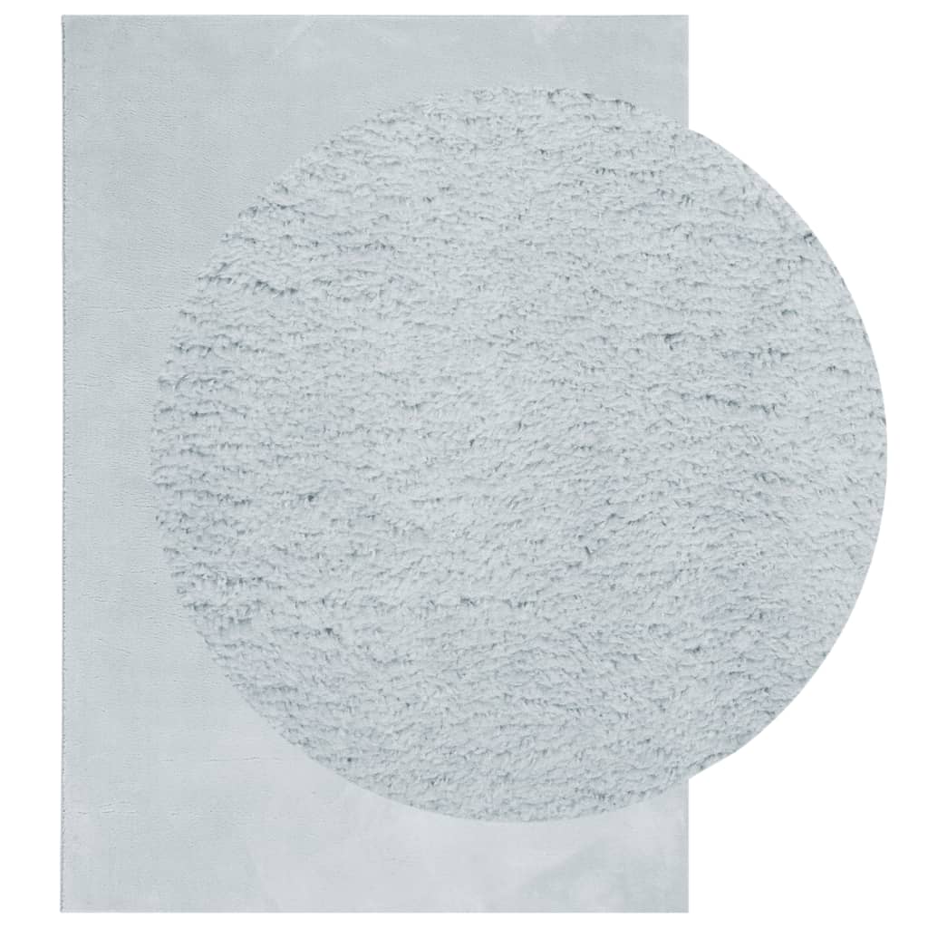 vidaXL Covor HUARTE, fir scurt, moale și lavabil, albastru, 120x170 cm