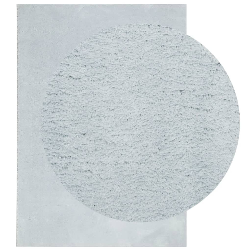 vidaXL Covor HUARTE, fir scurt, moale și lavabil, albastru, 160x230 cm