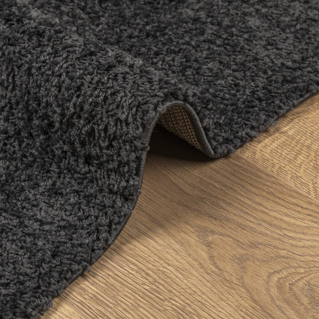 vidaXL Covor pufos "PAMPLONA" fire înalte antracit modern 160x230 cm vidaXL Covor pufos "PAMPLONA" fire înalte antracit modern 160x230 cm
