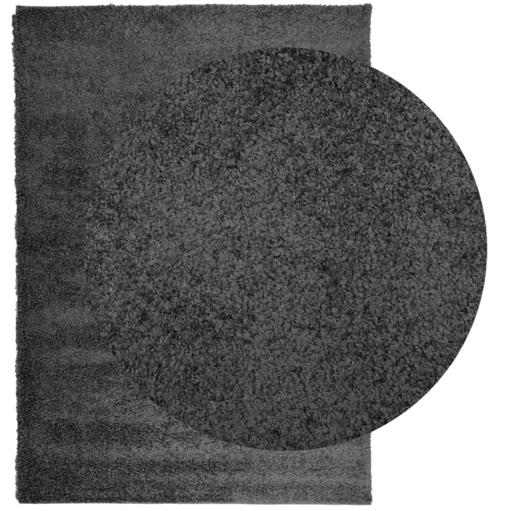 vidaXL Covor pufos "PAMPLONA" fire înalte antracit modern 200x280 cm vidaXL Covor pufos "PAMPLONA" fire înalte antracit modern 200x280 cm