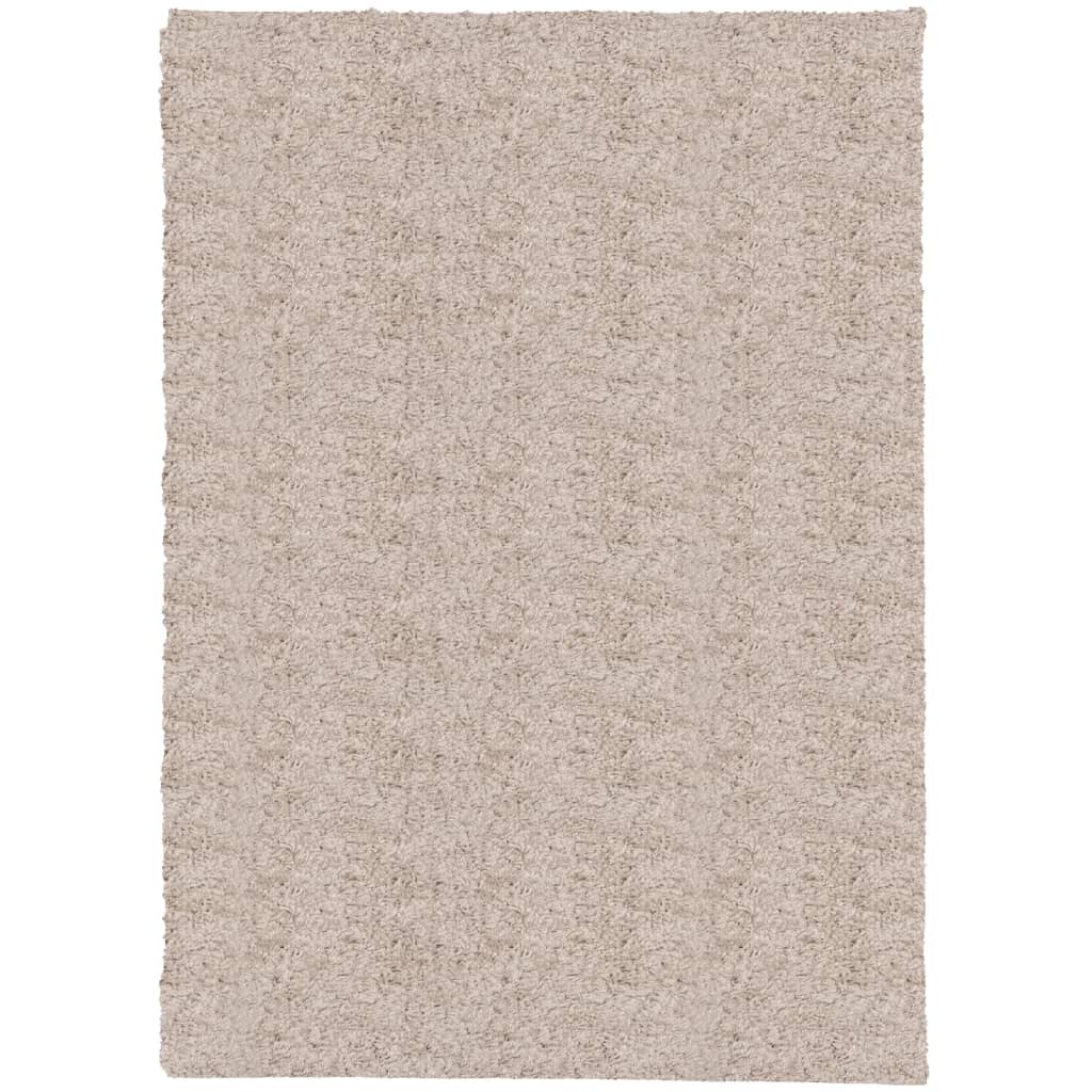 vidaXL Covor pufos "PAMPLONA" cu fire înalte, bej modern, 200x280 cm
