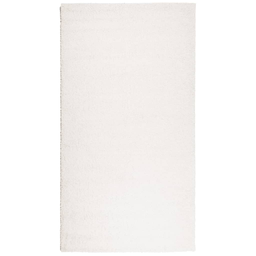 vidaXL Covor pufos "PAMPLONA" cu fire înalte, crem modern, 60x110 cm