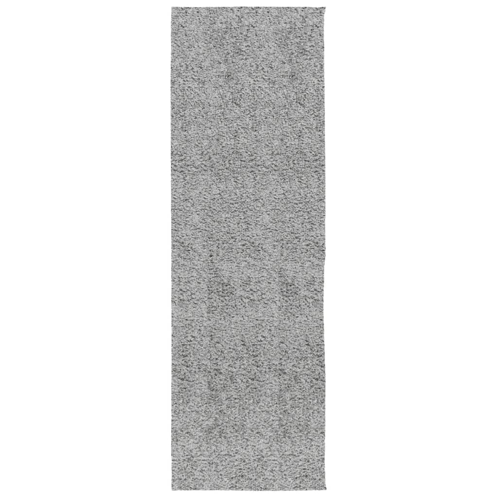 vidaXL Covor pufos "PAMPLONA" cu fire înalte, gri modern, 80x250 cm vidaXL Covor pufos "PAMPLONA" cu fire înalte, gri modern, 80x250 cm