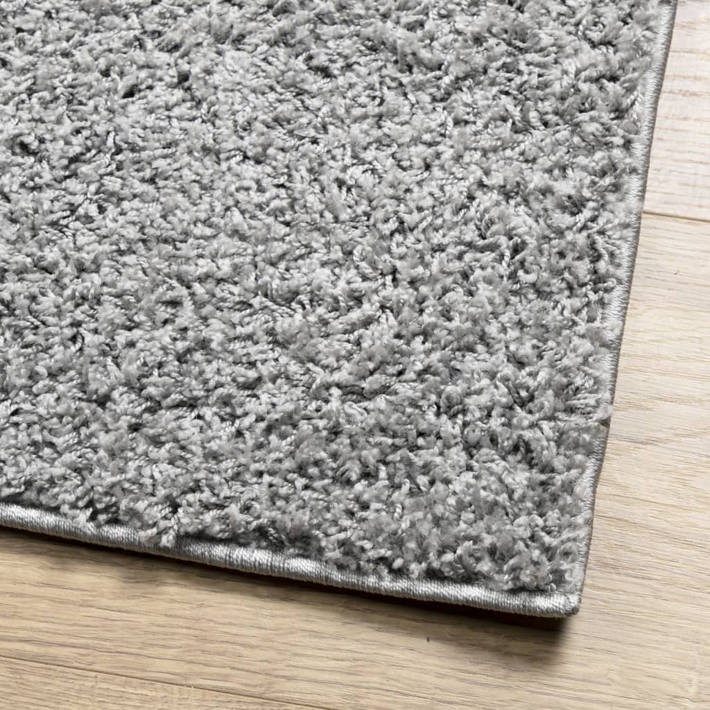 vidaXL Covor pufos "PAMPLONA" cu fire înalte, gri modern, 80x250 cm vidaXL Covor pufos "PAMPLONA" cu fire înalte, gri modern, 80x250 cm