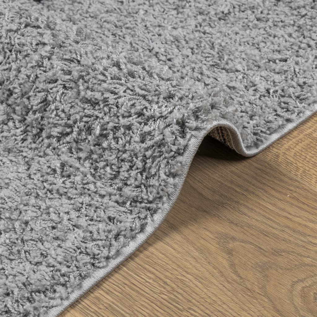 vidaXL Covor pufos "PAMPLONA" cu fire înalte, gri modern, 80x250 cm vidaXL Covor pufos "PAMPLONA" cu fire înalte, gri modern, 80x250 cm