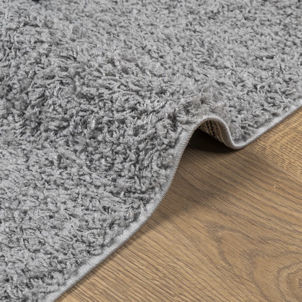 vidaXL Covor pufos "PAMPLONA" cu fire înalte, gri modern, 140x200 cm vidaXL Covor pufos "PAMPLONA" cu fire înalte, gri modern, 140x200 cm