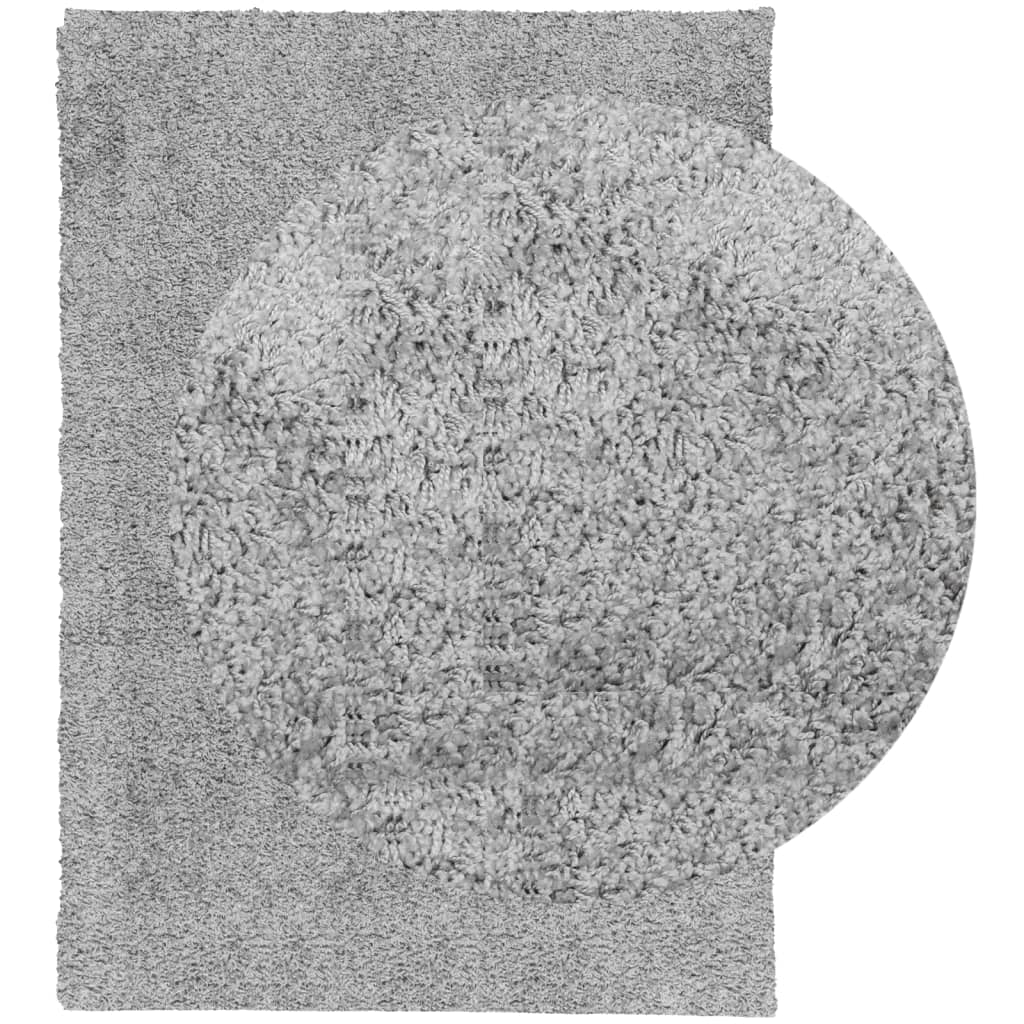 vidaXL Covor pufos "PAMPLONA" cu fire înalte, gri modern, 200x280 cm