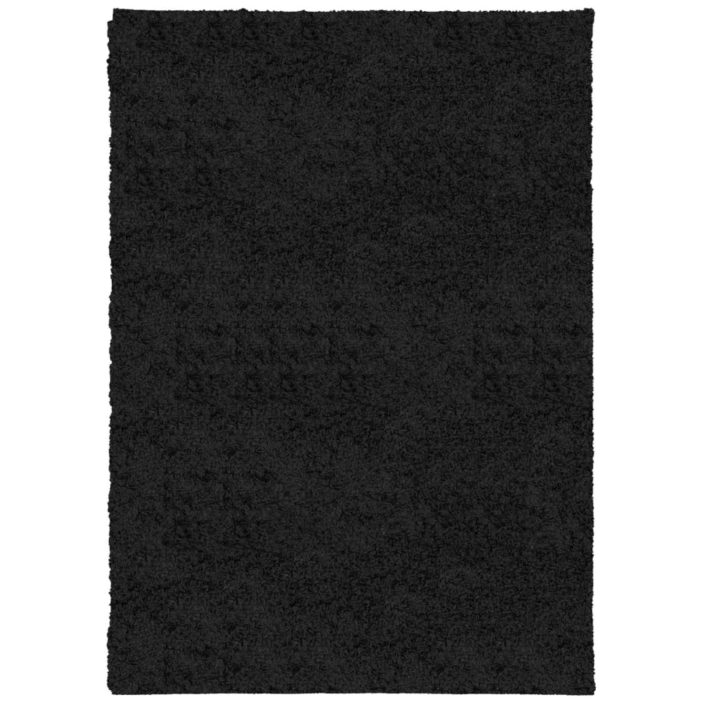 vidaXL Covor pufos "PAMPLONA" cu fire înalte, negru modern, 120x170 cm vidaXL Covor pufos "PAMPLONA" cu fire înalte, negru modern, 120x170 cm