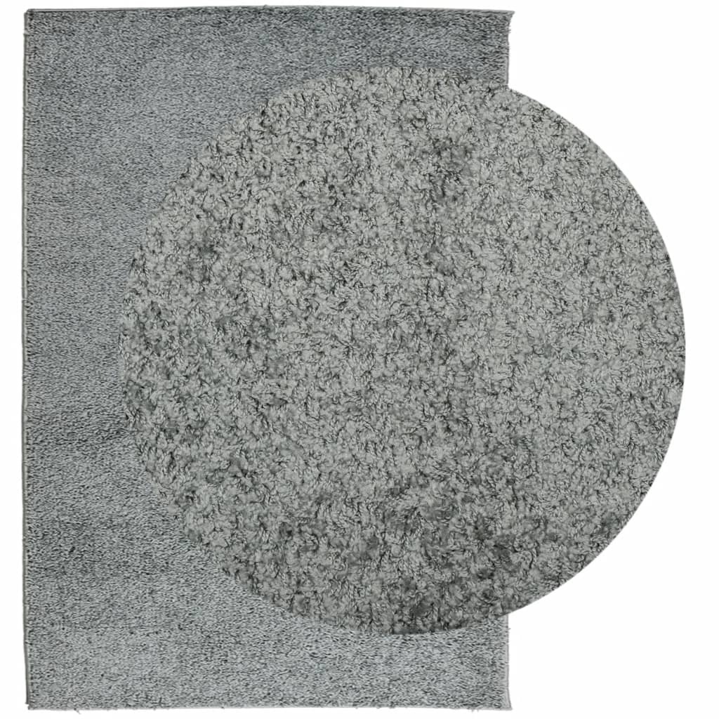 vidaXL Covor pufos "PAMPLONA" cu fire înalte, verde modern, 120x170 cm