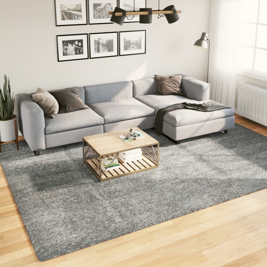 vidaXL Covor pufos "PAMPLONA" cu fire înalte, verde modern, 240x340 cm vidaXL Covor pufos "PAMPLONA" cu fire înalte, verde modern, 240x340 cm