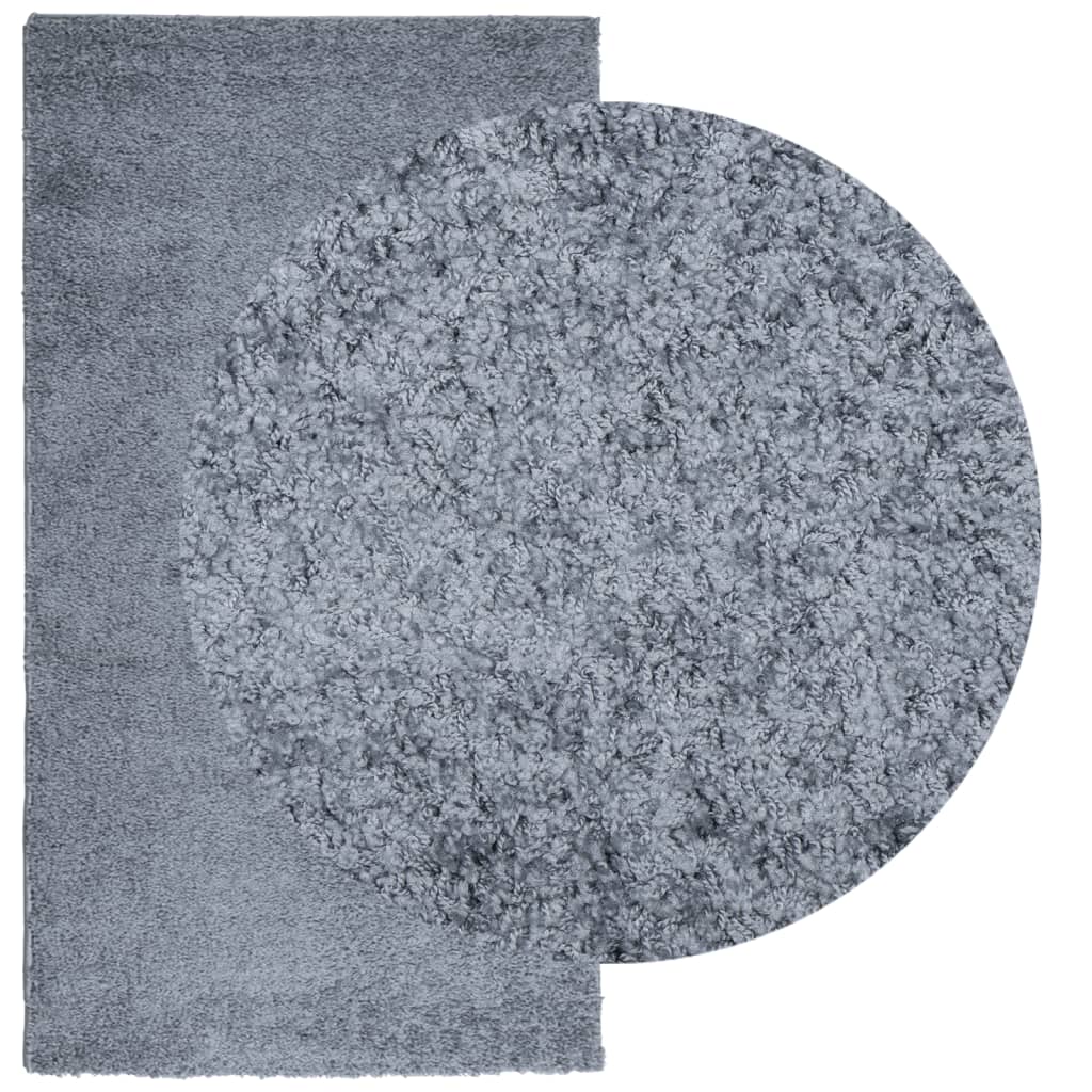 vidaXL Covor pufos "PAMPLONA" cu fire înalte albastru modern 60x110 cm
