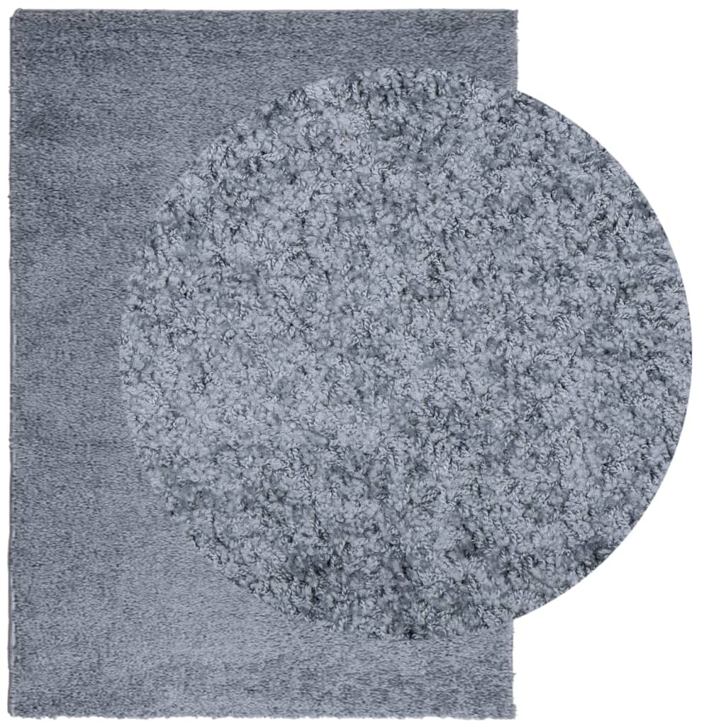 vidaXL Covor pufos "PAMPLONA" cu fire înalte albastru modern 240x340cm