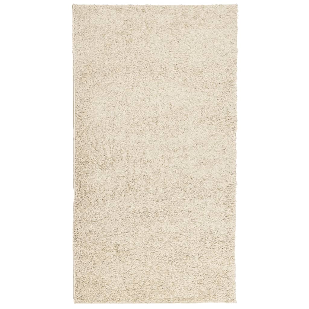 vidaXL Covor pufos "PAMPLONA" cu fire înalte, auriu modern, 60x110 cm
