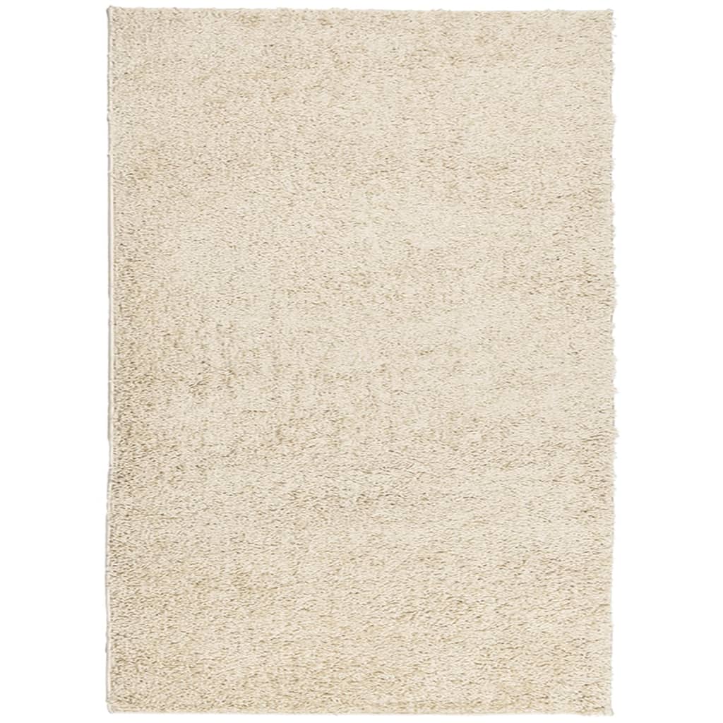 vidaXL Covor pufos "PAMPLONA" cu fire înalte, auriu modern, 200x280 cm