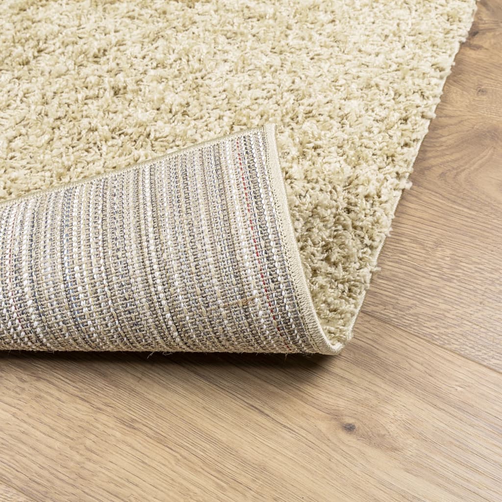 vidaXL Covor pufos "PAMPLONA" cu fire înalte, auriu modern, 240x340 cm