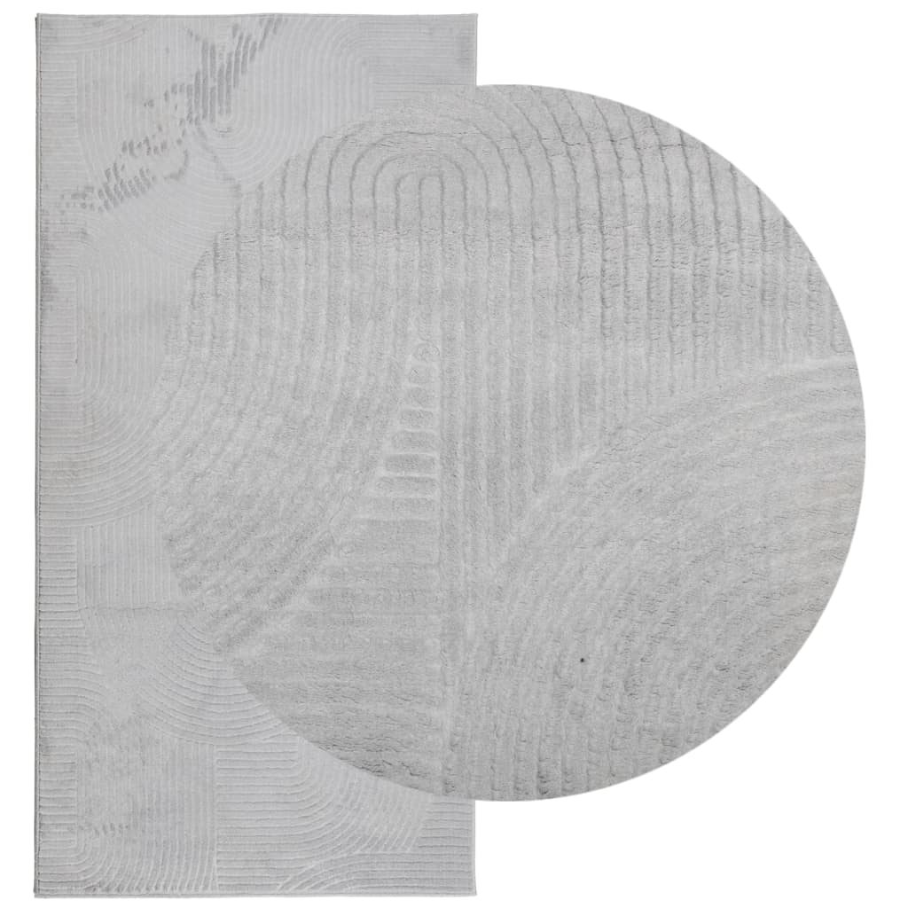 vidaXL Covor "IZA" aspect scandinav, cu fire scurte, gri, 100x200 cm vidaXL Covor "IZA" aspect scandinav, cu fire scurte, gri, 100x200 cm