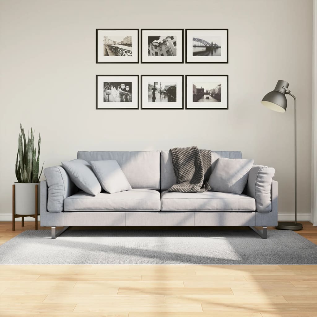 vidaXL Covor "IZA" aspect scandinav, cu fire scurte, gri, 100x200 cm vidaXL Covor "IZA" aspect scandinav, cu fire scurte, gri, 100x200 cm