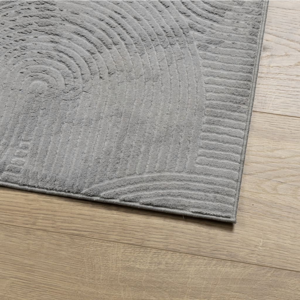 vidaXL Covor "IZA" aspect scandinav, cu fire scurte, gri, 120x170 cm vidaXL Covor "IZA" aspect scandinav, cu fire scurte, gri, 120x170 cm