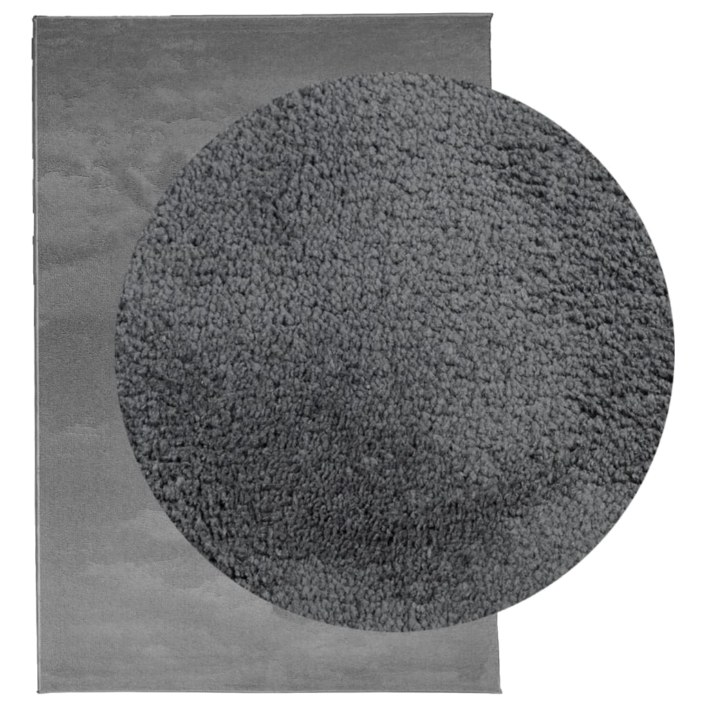 vidaXL Covor „OVIEDO”, fire scurte, antracit, 200x280 cm vidaXL Covor „OVIEDO”, fire scurte, antracit, 200x280 cm