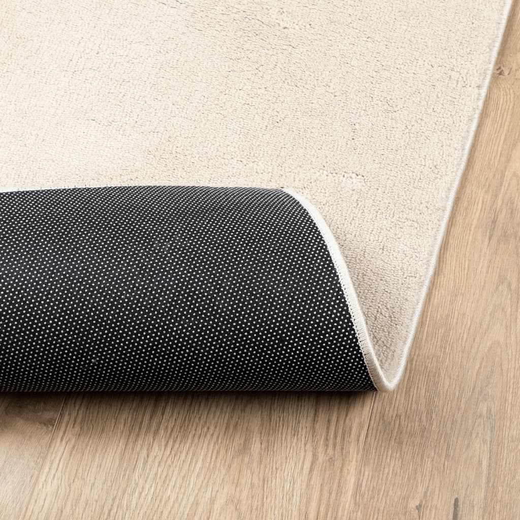 vidaXL Covor „OVIEDO”, fire scurte, bej, 200x200 cm