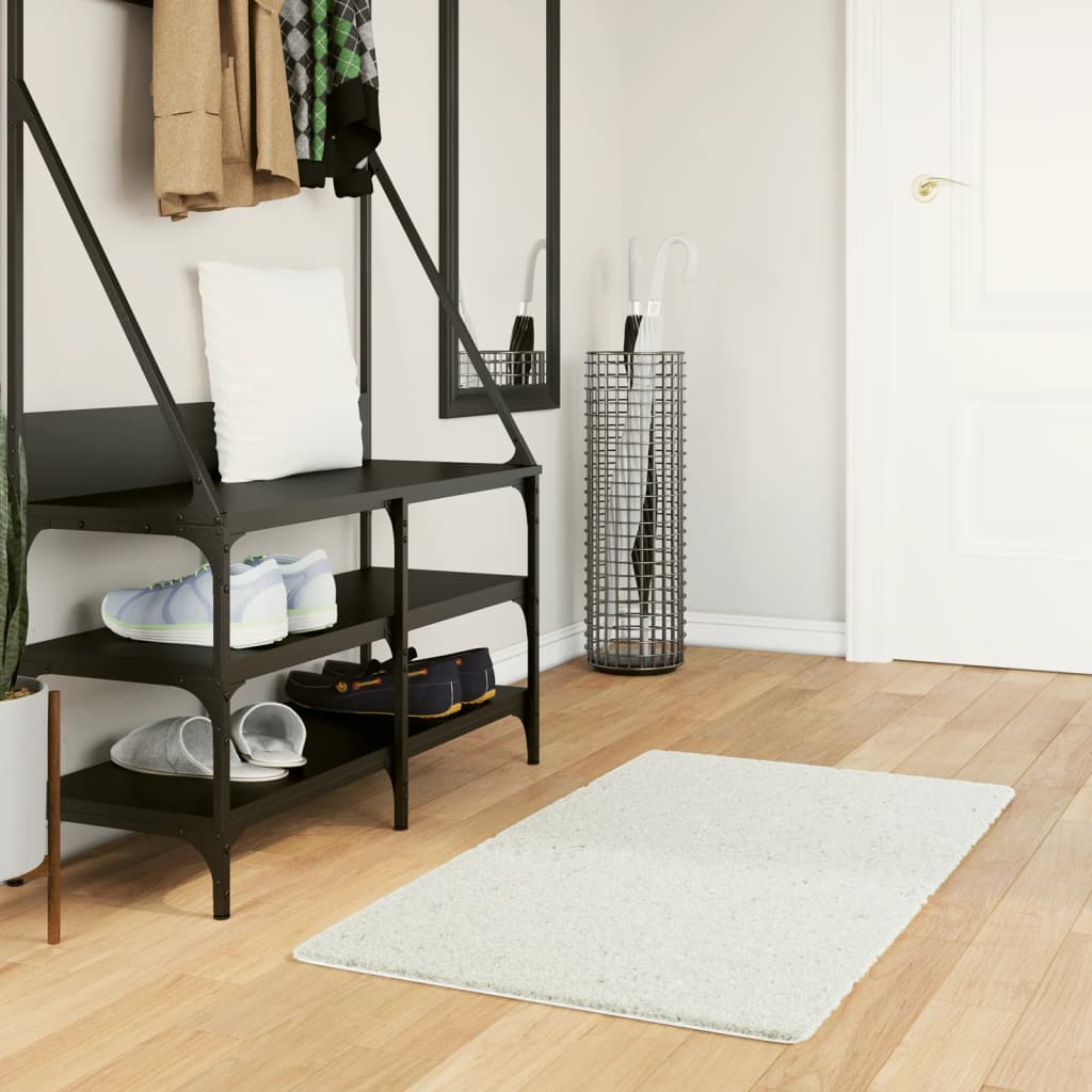 vidaXL Covor „OVIEDO”, fire scurte, crem, 60x110 cm vidaXL Covor „OVIEDO”, fire scurte, crem, 60x110 cm