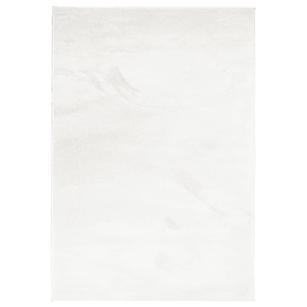 vidaXL Covor „OVIEDO”, fire scurte, crem, 120x170 cm vidaXL Covor „OVIEDO”, fire scurte, crem, 120x170 cm