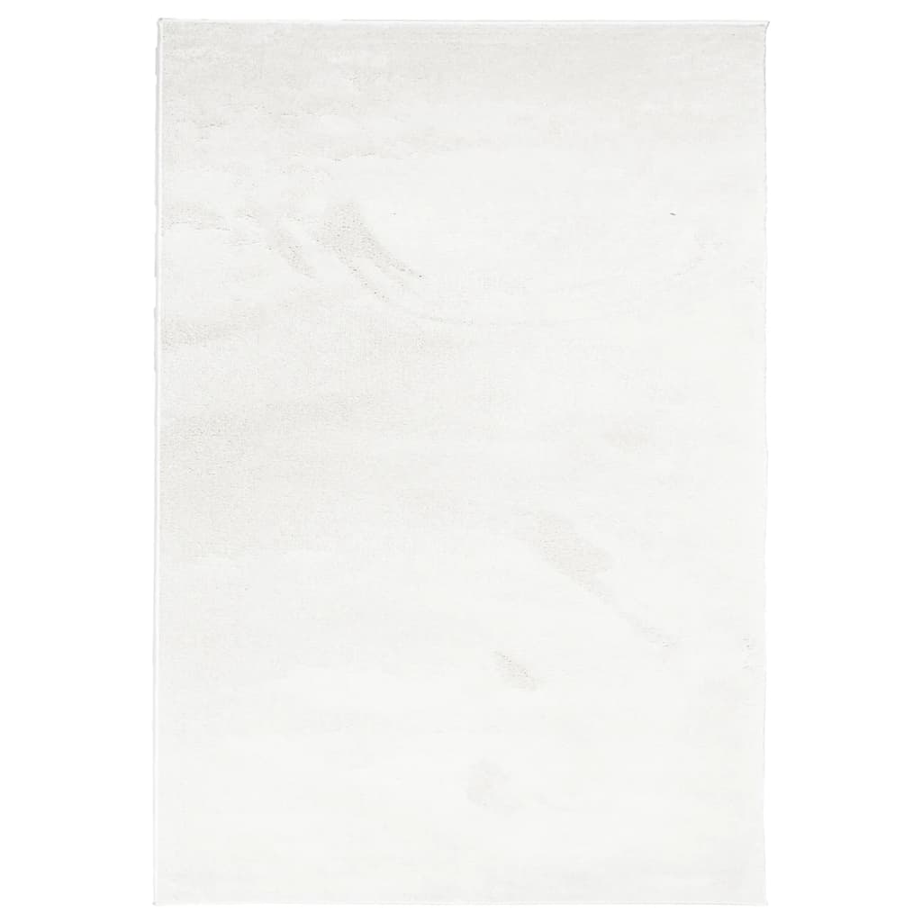 vidaXL Covor „OVIEDO”, fire scurte, crem, 140x200 cm vidaXL Covor „OVIEDO”, fire scurte, crem, 140x200 cm