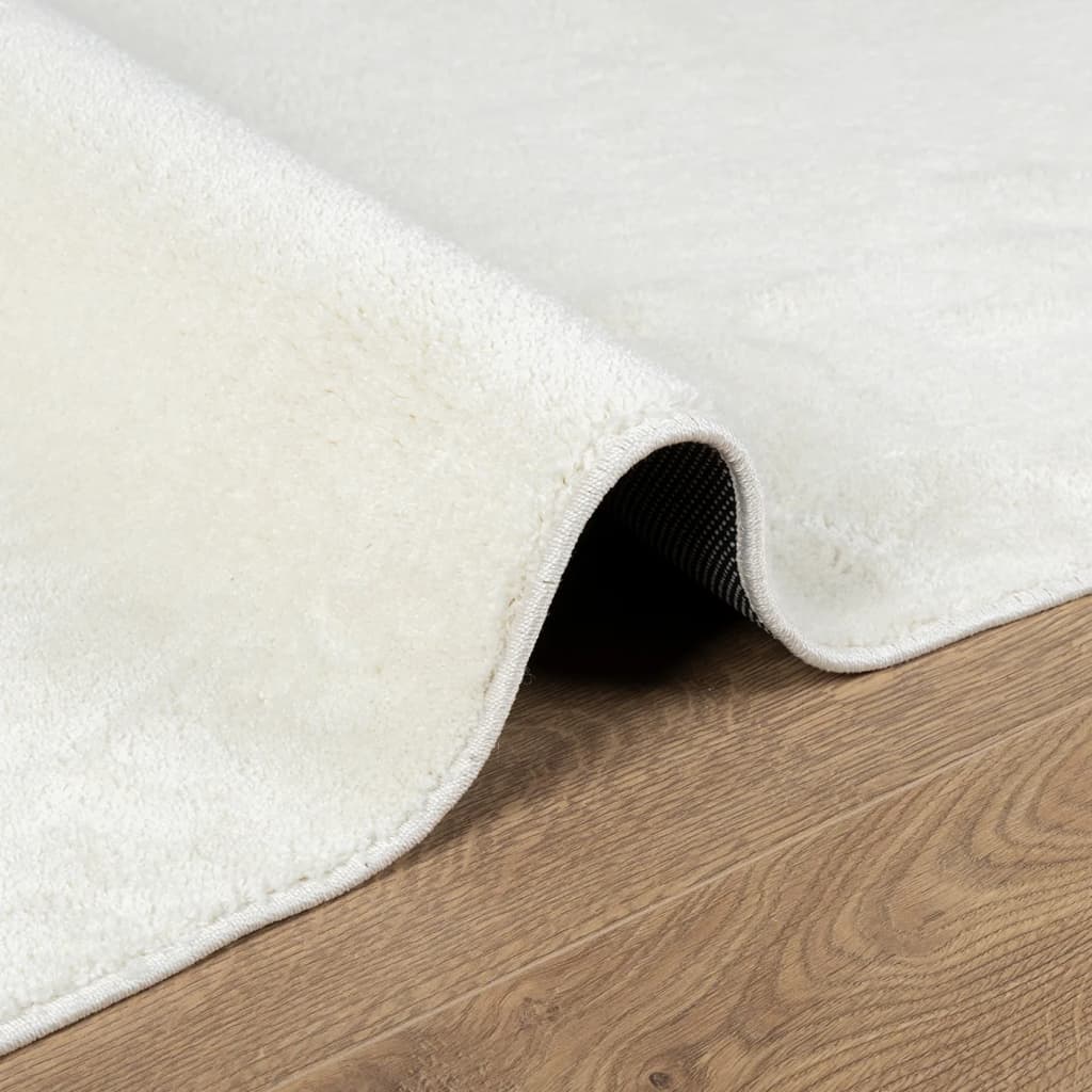 vidaXL Covor „OVIEDO”, fire scurte, crem, 140x200 cm vidaXL Covor „OVIEDO”, fire scurte, crem, 140x200 cm