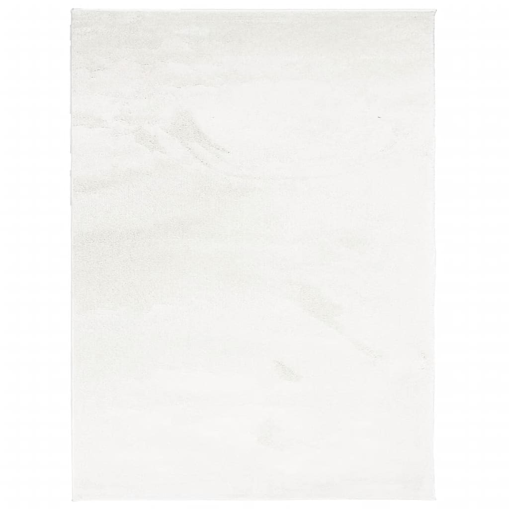 vidaXL Covor „OVIEDO”, fire scurte, crem, 240x340 cm