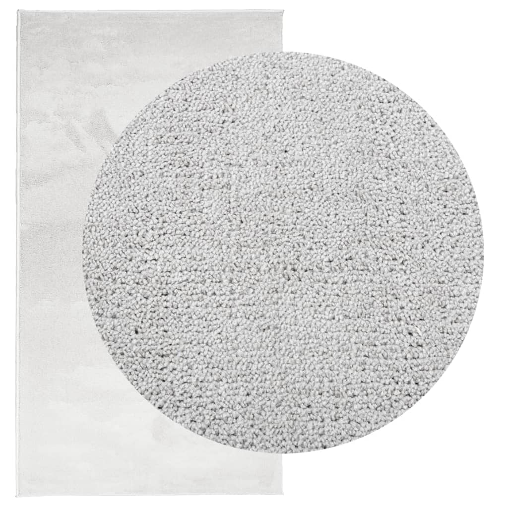 vidaXL Covor „OVIEDO”, fire scurte, gri, 80x150 cm vidaXL Covor „OVIEDO”, fire scurte, gri, 80x150 cm