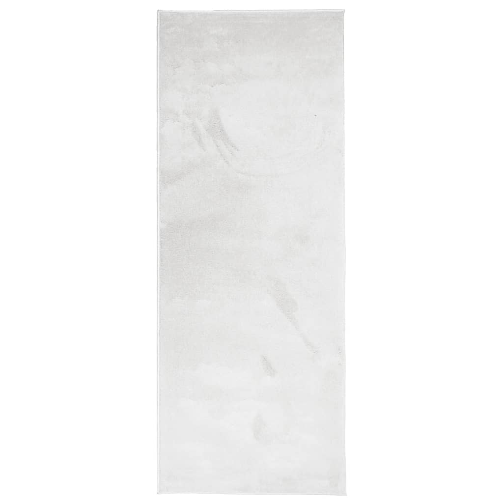 vidaXL Covor „OVIEDO”, fire scurte, gri, 80x200 cm vidaXL Covor „OVIEDO”, fire scurte, gri, 80x200 cm