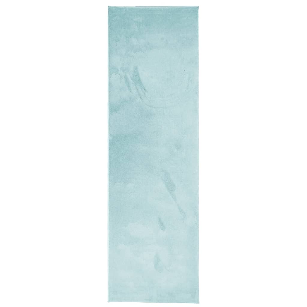 vidaXL Covor „OVIEDO”, fire scurte, verde, 80x250 cm vidaXL Covor „OVIEDO”, fire scurte, verde, 80x250 cm