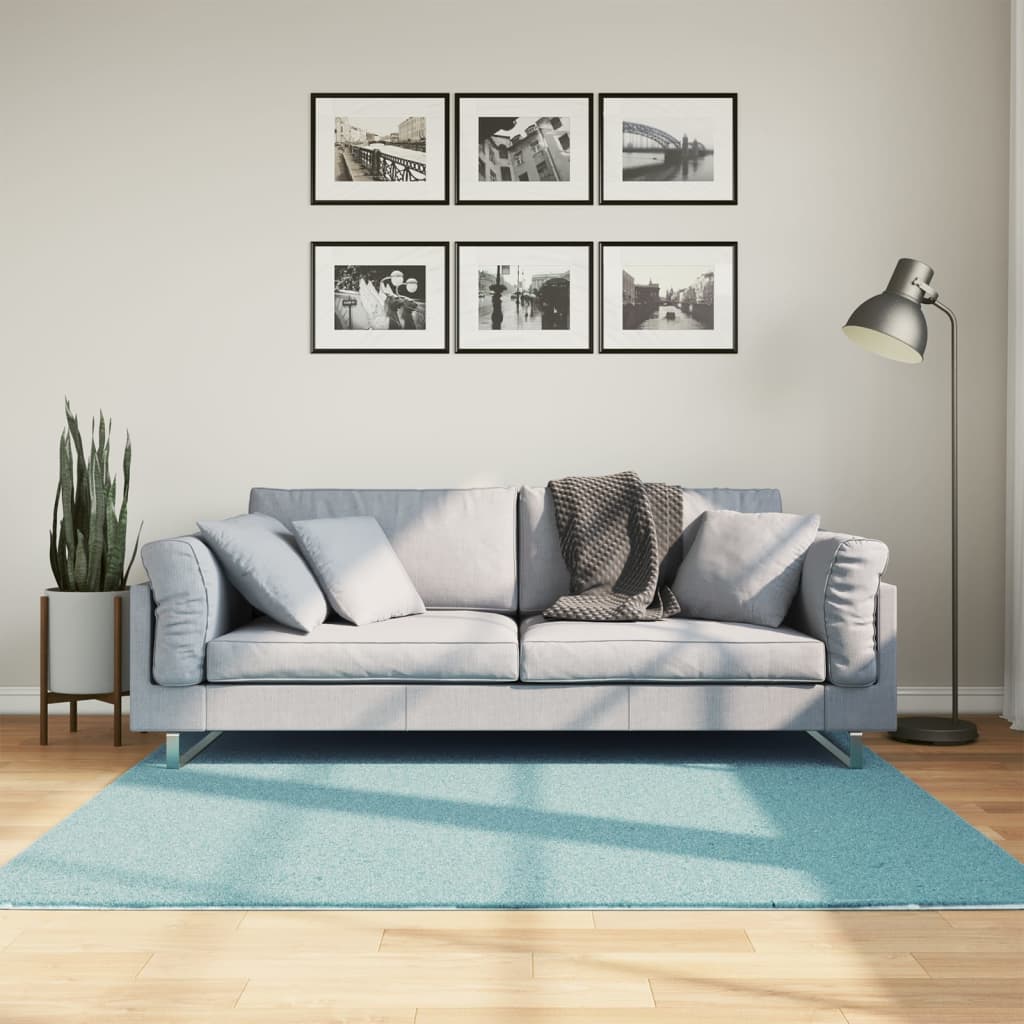 vidaXL Covor „OVIEDO”, fire scurte, verde, 160x160 cm vidaXL Covor „OVIEDO”, fire scurte, verde, 160x160 cm