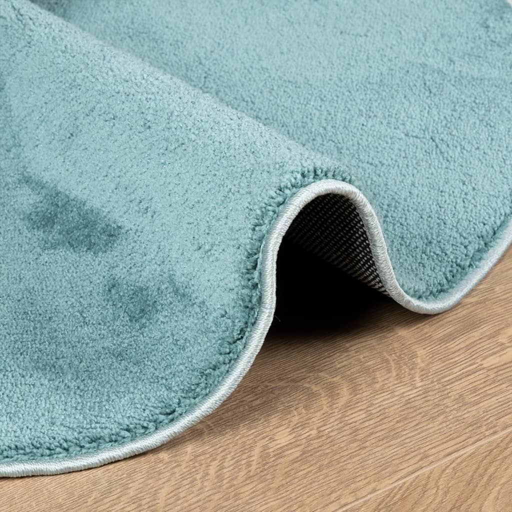 vidaXL Covor „OVIEDO”, fire scurte, verde, Ø 100 cm vidaXL Covor „OVIEDO”, fire scurte, verde, Ø 100 cm