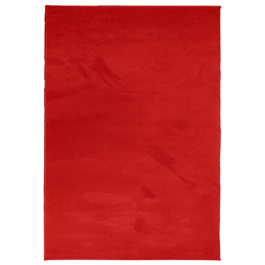 vidaXL Covor „OVIEDO”, fire scurte, roșu, 120x170 cm vidaXL Covor „OVIEDO”, fire scurte, roșu, 120x170 cm