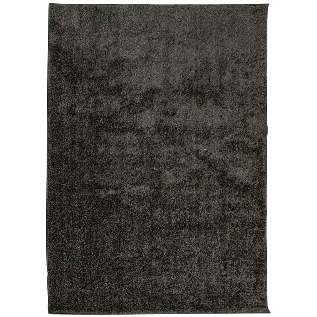 vidaXL Covor ISTAN, cu fire înalte, aspect lucios, antracit, 200x280cm