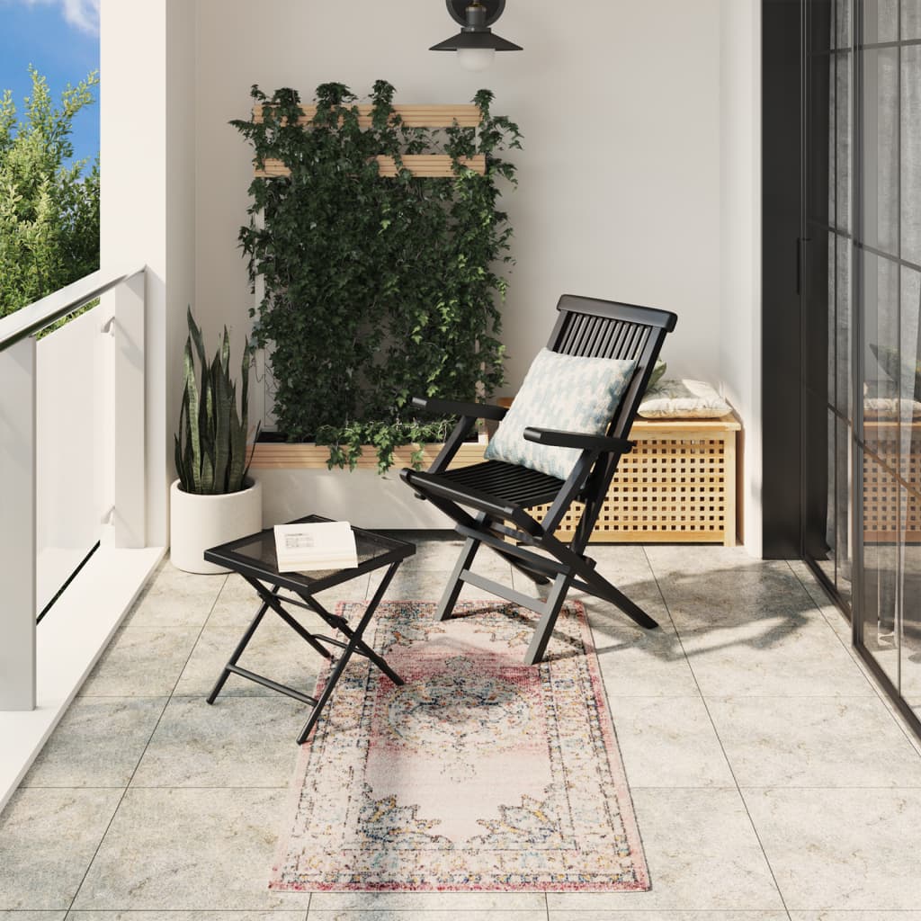 vidaXL Covor ARBIZU, interior/exterior, design vintage, 80x150 cm vidaXL Covor ARBIZU, interior/exterior, design vintage, 80x150 cm