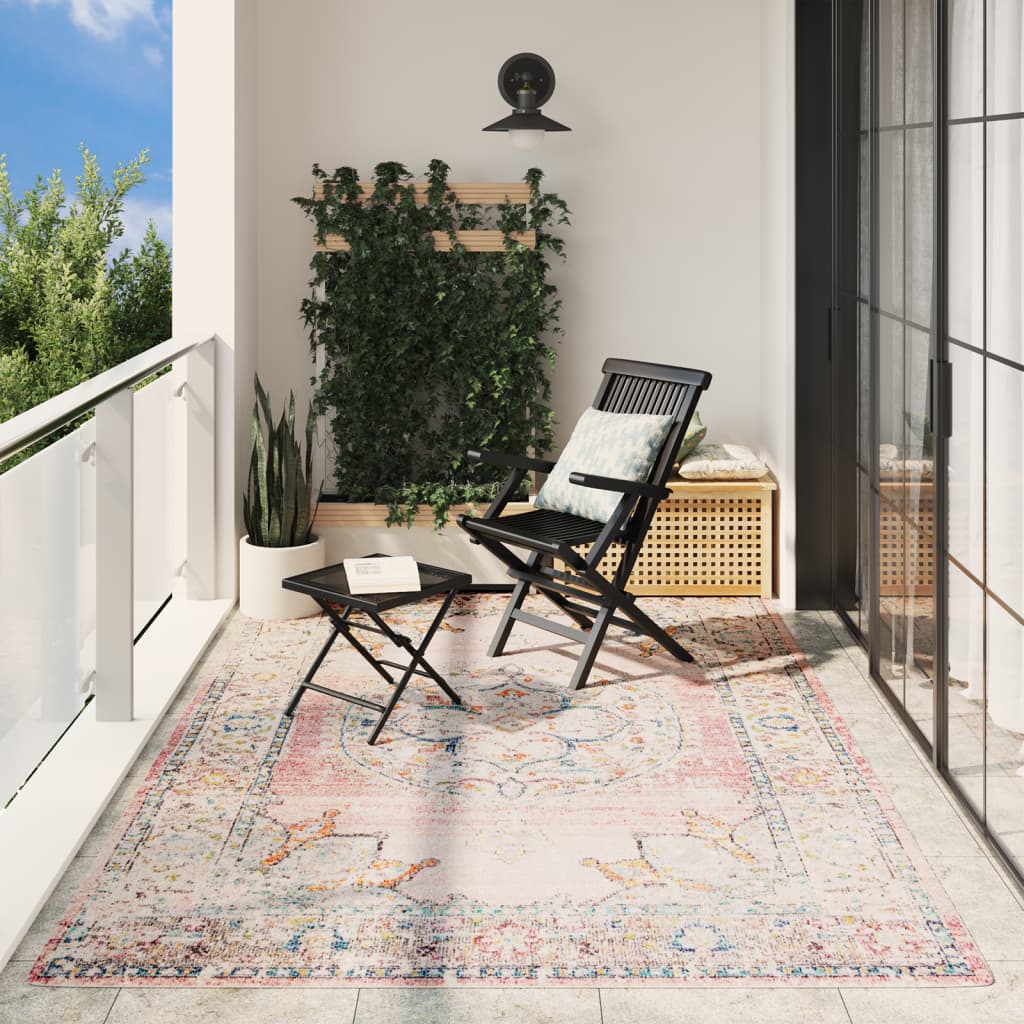vidaXL Covor ARBIZU, interior/exterior, design vintage, 200x280 cm vidaXL Covor ARBIZU, interior/exterior, design vintage, 200x280 cm