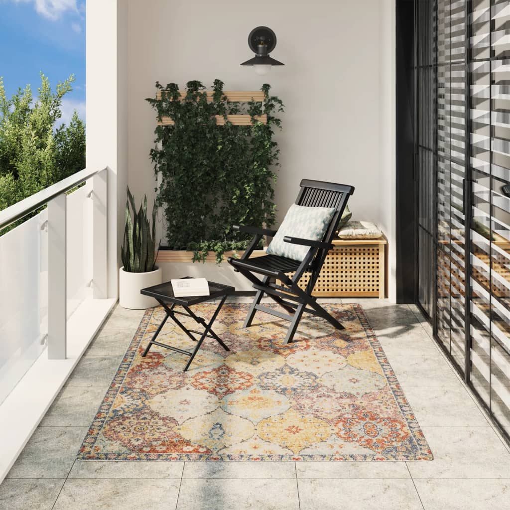 vidaXL Covor ARBIZU, interior/exterior, design vintage, 160x230 cm vidaXL Covor ARBIZU, interior/exterior, design vintage, 160x230 cm