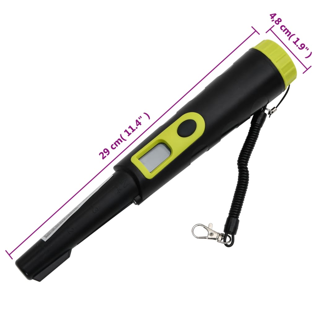 vidaXL Detector de metale reperare de precizie afișaj LCD negru/galben vidaXL Detector de metale reperare de precizie afișaj LCD negru/galben